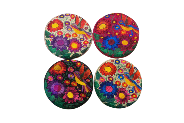 Colored tortilla holder (Tortillero). humming bird (Colibrí)